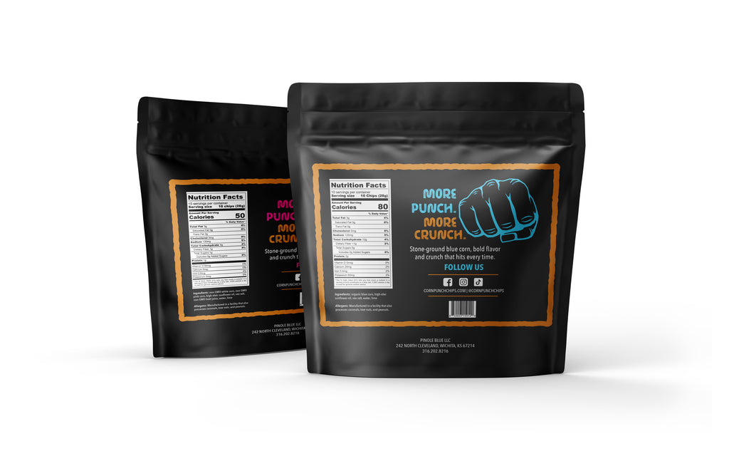 Blue+Pink Punch Chips Bundle - Corn Punch Chips